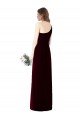 Dark Green Trumpet One Shoulder Long Bridesmaid Dress Bolton
