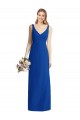 Royal Blue Mermaid Strapless Long Bridesmaid Dress Bolton