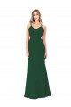 Dark Green A-Line Sweetheart Long Bridesmaid Dress Bolton