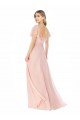 Pink A-Line Square Neck Long Formal Dress / Bridesmaid Dress Bolton