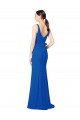 Low Back Royal Blue Sheath Sweetheart Long Bridesmaid Dress / Evening Dress Bolton