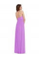 Low Back Violet A-Line Sweetheart Long Semi Formal Evening Dress / Bridesmaid Dress Bolton