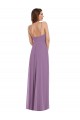 Low Back Dark Lavender A-Line Sweetheart Long Bridesmaid Dress / Formal Dress Bolton