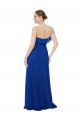 Royal Blue A-Line Strapless Long Bridesmaid Dress Bolton