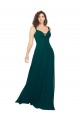 Low Back Hunter A-Line Sweetheart Long Bridesmaid Dress Bolton
