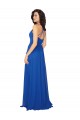 Open Back Royal Blue A-Line V-Neck Long Evening Dress / Bridesmaid Dress Bolton