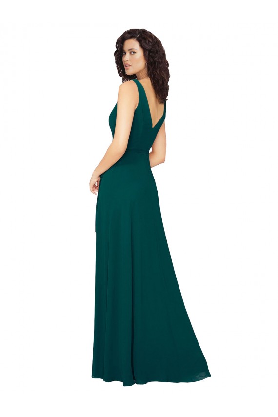 V-Back Hunter A-Line V-Neck Long Evening Gowns / Bridesmaid Dresses Bolton