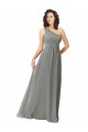 Wisteria A-Line One Shoulder Long Bridesmaid Dress Bolton