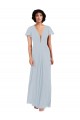 Sea Glass A-Line V-Neck Long Bridesmaid Dress / Formal Dress Bolton