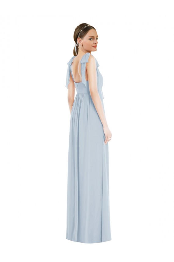 Low Back Sea Glass A-Line Sweetheart Long Semi Formal Evening Dress / Bridesmaid Dress Bolton
