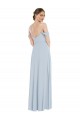 Sea Glass A-Line Off the Shoulder Long Semi Formal Evening Dress / Bridesmaid Dress Bolton