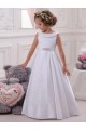 Ivory Ball Gown Long Flower Girl Dresses Bolton