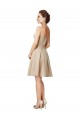 Champagne A-Line Sweetheart Knee Length Bridesmaid Dress Bolton