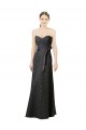 Slate Grey Sheath Sweetheart Long Bridesmaid Dress Bolton