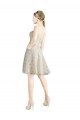 Ivory,Champagne A-Line Strapless Knee Length Bridesmaid Dress Bolton
