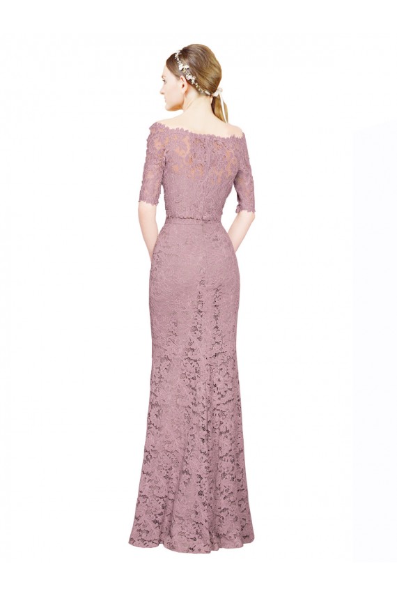 Mermaid Off the Shoulder Long Prom Dress / Bridesmaid Dress Bolton
