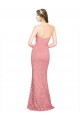 Salmon Mermaid Strapless Long Formal Dress / Bridesmaid Dress Bolton