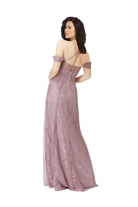 Keyhole Back A-Line Sweetheart Long Bridesmaid Dress Bolton