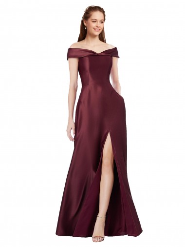Burgundy Gold A-Line Strapless Long Black Tie Evening Gown / Prom Dress / Bridesmaid Dress Bolton
