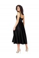 Black A-Line Square Neck Knee Length Prom Dress / Bridesmaid Dress Bolton