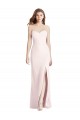 Low Back Pink Trumpet Strapless Long Semi Formal Evening Dress / Prom Dress / Bridesmaid Dress Bolton