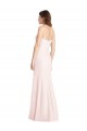Low Back Pink Trumpet Strapless Long Semi Formal Evening Dress / Prom Dress / Bridesmaid Dress Bolton