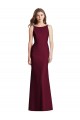 Open Back Burgundy Gold Trumpet Bateau Neck Long Semi Formal Evening Dress / Bridesmaid Dress Bolton