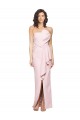 Low Back Pink Sheath Strapless Long Formal Dress / Bridesmaid Dress Bolton