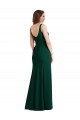 Midnight Green Trumpet Square Neck Long Semi Formal Evening Dress / Prom Dress / Bridesmaid Dress Bolton