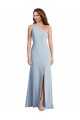 Light Sky Blue Trumpet One Shoulder Long Formal Evening Gown / Prom Dress / Bridesmaid Dress Bolton