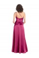 Open Back Fuchsia A-Line One Shoulder Long Formal Evening Gown / Prom Dress / Bridesmaid Dress Bolton