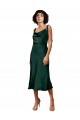 Hunter Sheath Cowl Neck Midi Length Black Tie Evening Gown / Prom Dress / Bridesmaid Dress Bolton
