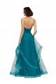 Turquoise A-Line Strapless Long Bridesmaid Dress Bolton