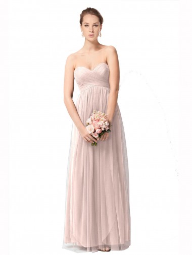 Vintage Rose A-Line Sweetheart Long Bridesmaid Dress Bolton