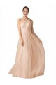 Keyhole Back Nude A-Line Sweetheart Long Formal Dress / Bridesmaid Dress Bolton