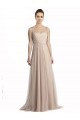 Nude A-Line Square Neck Long Bridesmaid Evening Dress Bolton