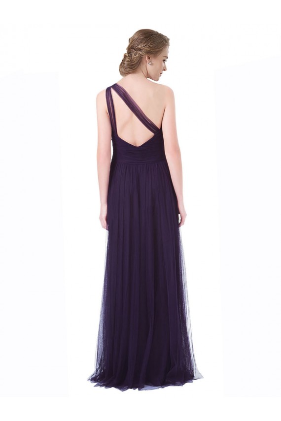 Plum A-Line Sweetheart Long Bridesmaid Dress Bolton