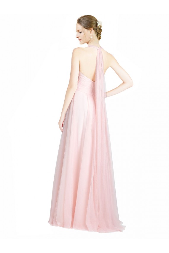 Low Back Mint Green A-Line Sweetheart Long Bridesmaid Dress Bolton