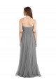 Slate Grey A-Line Sweetheart Long Bridesmaid Gown Bolton