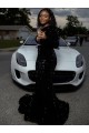 Black Sheath One Shoulder Sweep Train Prom Dress Bolton