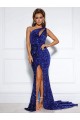 Royal Blue Mermaid One Shoulder Court Train Prom Dress / Evening Dress Bolton