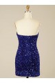 Shown Color Sheath Sweetheart Short Prom Dress Bolton